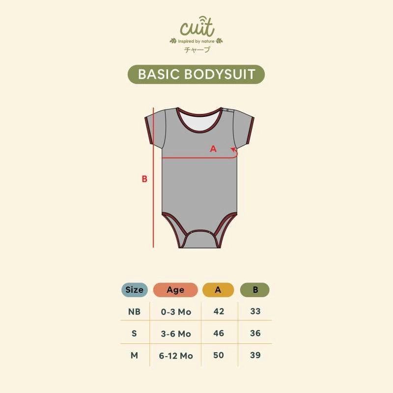 Product image CUIT Baby Newborn - 6 Bulan Inu Bodysuit Anak Unisex Furutsu Series M (6-12 bulan) Brown